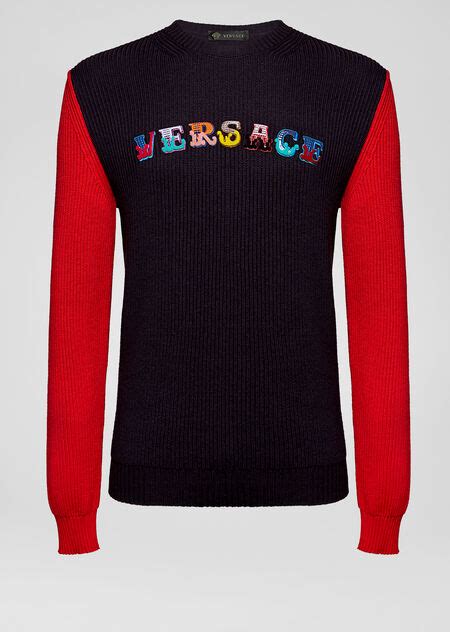 versace pullover kollegah|Versace knitwear for men.